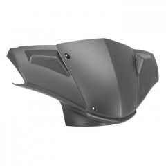 CARENAGE COUVRE GUIDON AVANT GRIS MAT PEUGEOT 50 KISBEE 2 ET 4 TEMPS (NOUVEAU 2018> + ANCIEN MODELE 2010>2017)