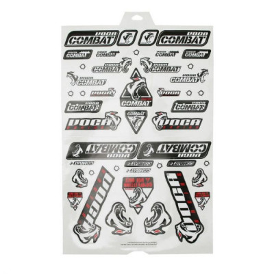 AUTOCOLLANT-STICKER VOCA RACING (PANCHE 60x38cm - 46 STICKERS)