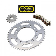KIT CHAINE PIGNON A 12 DENTS / COURONNE A 52 DENTS / CHAINE PAS 428 A 132 MAILLONS POUR BETA RR DE 2005 A 2012