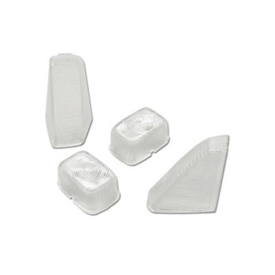 KIT DE 4 CABOCHONS CLIGNOTANTS TRANSPARENT BOOSTER SPIRIT - BWS JUSQU'A 1998