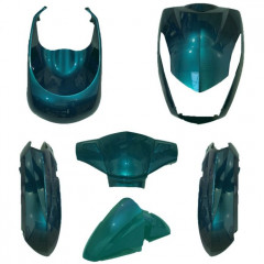 KIT HABILLAGE CARROSSERIE BLEU CAMELEON PEUGEOT KISBEE 2 ET 4 TEMPS