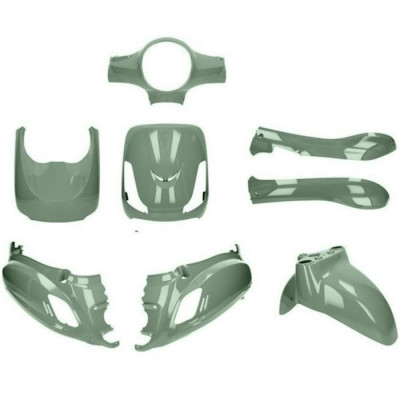 KIT HABILLAGE CARROSSERIE VERT OLIVE SYM FIDDLE 2 50 125