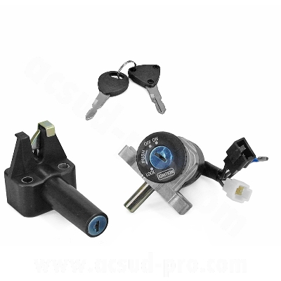 Contacteur à clé adaptable 5 fils pour MBK Booster et Stunt avant 2002