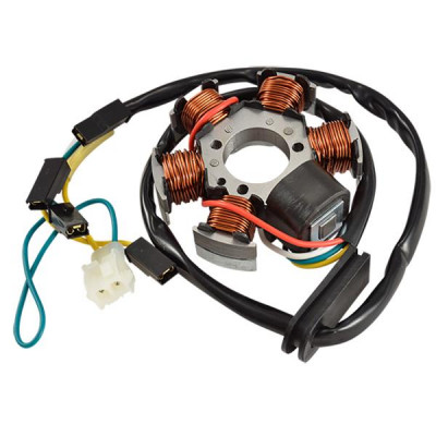 Stator allumage adaptable 80W pour Derbi 50 Senda, Gilera SMT, Aprilia RS, Minarelli AM6 * Prix spécial !