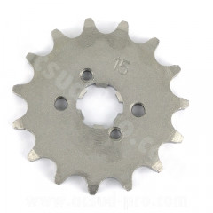 Pignon de chaine adaptable 15 dents 420 Derbi Senda Euro 2 / Euro 3, GPR, Gilera 50 SMT
