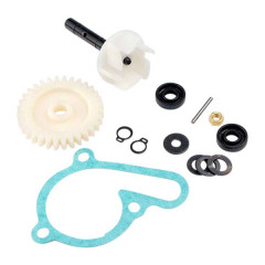 Mécanisme pompe à eau adaptable kit réparation pour Derbi 50 Senda 2006+, GPR 2006+, Aprilia 50 RS 2006+, Gilera 50 SMT, RCR 2006+ (moteur Piaggio Euro 3)