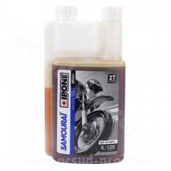 Huile 2 temps IPONE 100% synthèse pour moteur 50 à boîte, moto, cyclo et scooter (1L)