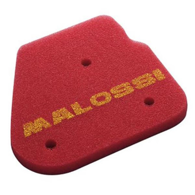 Mousse filtre à air MALOSSI rouge pour MBK 50 Nitro, Ovetto, Yamaha 50 Aerox, Neos, Mach G, Jog R, Malaguti 50 F10, F12, F15 (1411412)