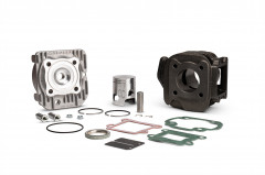 Kit haut moteur MALOSSI fonte 50 cc 6 transferts pour scooter MBK Booster, Spirit, Rocket, Next, Stunt, Yamaha Slider, Aprilia Amico SR