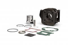 Kit cylindre 50 cc MALOSSI 6 transferts - piston à 2 segments pour scooter MBK Booster et Yamaha BWS 2T Minarelli vertical