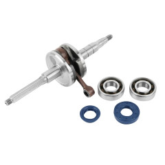 Embellage Vilebrequin TOP PERFORMANCES avec roulements et joints pour MBK 50 Booster, Stunt, Yamaha 50 BWS, Slider