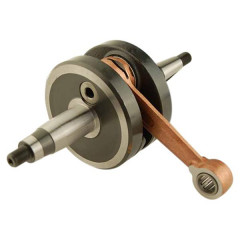 Vilebrequin TOP PERFORMANCES type origine pour moteur Piaggio EURO 3 - Derbi Senda 2006+, GPR 2006+, Aprilia RS 2006+, Gilera SMT, RCR 2006+