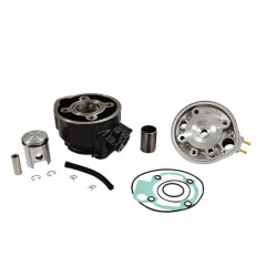 Kit haut moteur 50cc POLINI fonte Minarelli AM6, compatibilité avec Peugeot XPS, Aprilia RS, Beta, Rieju RS1, MBK X-Limit, Sherco HRD