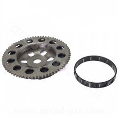 Roue libre de démarreur adaptable complète pour MBK 50 Booster, Nitro - Yamaha 50 BWS, Aerox, Jog R, Neos 2T, Slider - Aprilia 50 SR (OEM : 3AA155130000)