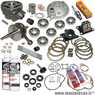 Pack réstauration moteur adaptable a l'origine pour moteur minarelli AM6 RS RX MX TZR DTR DTX XP6 XPS X-Limit Power Beta RR SM MRX RS2 SMX Spike HRD * Prix spécial !