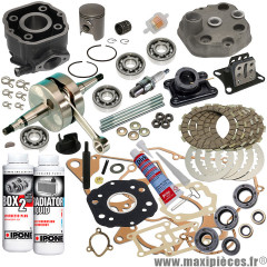 Pack réfection moteur adaptable haut moteur, vilo, roulement, joint pour : euro2 Derbi Senda DRD X-Treme X-Race SM Enduro GPR Gilera GSM Bultaco Astro Lobito (EBE050)