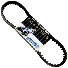 Courroie POLINI 747x16,5x9-30° MBK 50 Booster, Nitro, Stunt, Yamaha 50 BWS, Aerox