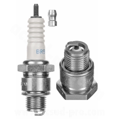 Bougie d'allumage NGK BR9HS pour moto, scooter Mbk Booster Yamaha BWS