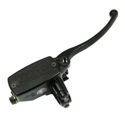 Maître cylindre de frein avant adaptable complet noir droit avec support rétroviseur diamètre 10mm * Prix spécial !