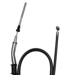 Transmission frein arrière adaptable pour scooter MBK 50 Booster 2004-2017 / Yamaha 50 BWS 2004-2017 (câble + gaine) * Prix spécial !