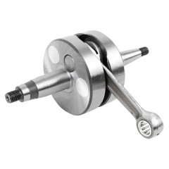 Embiellage/Vilebrequin renforcé racing masses pleines adaptable pour moteur euro 3/4 Derbi Senda, GPR, DRD, X-Race, Aprilia RS, SX, RX 50, Gilera RCR, SMT