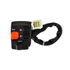 Commodo-commutateur gauche adaptable pour scooter 50 MBK Booster 2004-2017, NG 2000+, Stunt 2000+, Yamaha BWS 2004+, BW Bump 2000+, Slider 2000+ * Prix spécial !