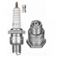 Bougie d'allumage NGK BR7HS (4122) pour moteur moto, scooter, quad, in-board, hors bord, débroussailleuses, générateurs, tronçonneuses, motoneiges