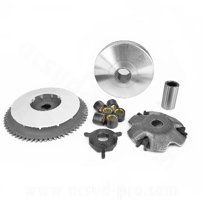 Variateur complet adaptable pour scooter 50cc 4T GY6 139QMB - compatible avec Peugeot 50 Kisbee, Kymco 50 Agility, Sym 50 Orbit, Baotian BT 49 QT * Prix spécial !