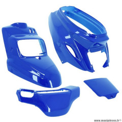 Kit carrosserie adaptable bleu (4 pièces) pour scooter MBK Booster et Yamaha BWS à partir de 2004 * Prix spécial !
