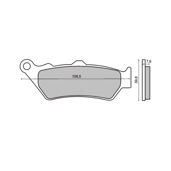 PLAQUETTE DE FREIN AVANT FERODO ECO FRICTION BMW F GS 800