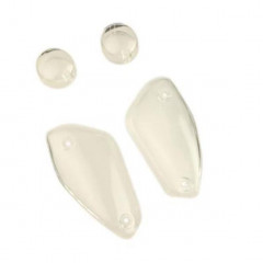 Cabochon de clignotant Marque 4 pièces transparent pour MBK 50 Nitro et Yamaha 50 Aerox à partir de 1999
