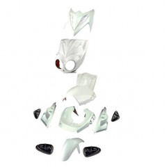 Kit carrosserie carénage blanc 7 pièces pour MBK Stunt/Yamaha Slider