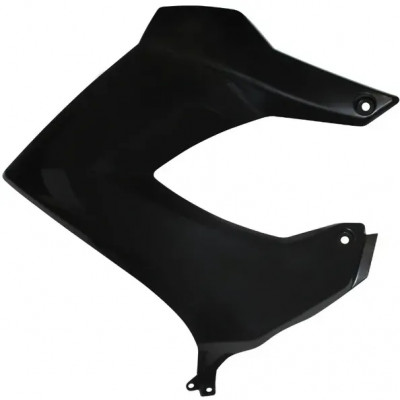 Cache réservoir droit noir brillant P2R Derbi 50 Senda 1994-2010