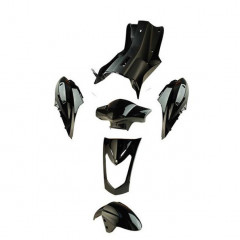 Kit carrosserie carénage noir brillant 6 pièces Kymco Agility 50