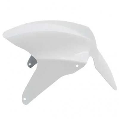 Garde boue avant blanc adaptable 50 Nitro 1997-2012 / 50 Aerox 1997-2012