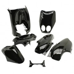 Kit carrosserie noir 7 pièces MBK Ovetto 2002-2007 / Yamaha Neos 2002-2007