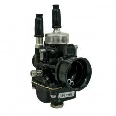 Carburateur Dellorto PHBG 21 DS Racing avec graissage et starter à câble ref 2696 pour Scooter, Mécaboite, Mobylette, Maxi Scooter, Moto, Quad