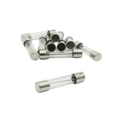 Fusible rond en verre 10A KIT 10 FUSIBLES 6X30