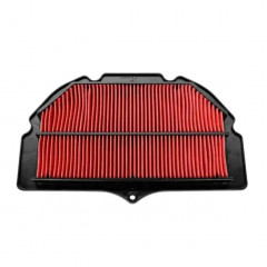 Filtre à air Hiflofiltro HFA3908 adaptable pour Suzuki 600 GSX-R 2001-2003, 750 GSX-R 2000-2003, 1000 GSX-R 2001-2004