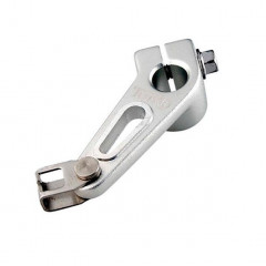 Biellette commande embrayage Alu Argent 50 à boîte Derbi 50 Senda, GPR / Gilera 50 SMT, RCR Lighty