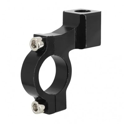 Collier rétroviseur Alu D 10 Noir Filetage Pas à Droite