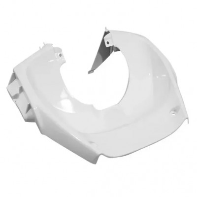 Dessous tablier avant blanc adaptable P2R pour scooter MBK 50 Stunt et Yamaha 50 Slider