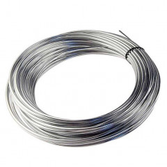 Gaine chrome Ø5mm rouleau 25 mètres
