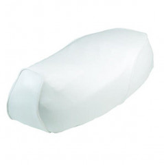 Housse de selle blanche  pour MBK 50 Booster et Yamaha 50 BWS 1999-2003