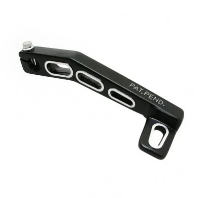 Kick scoot alu lighty noir mat pour MBK 50 Booster, Nitro / Yamaha 50 BWS, Aerox