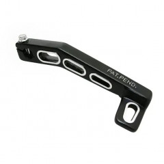 Kick scoot alu lighty noir mat pour MBK 50 Booster, Nitro / Yamaha 50 BWS, Aerox