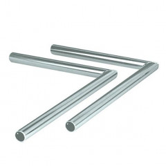 Paire de guidons 30cm lisse chrome pour cyclo 103 MVL