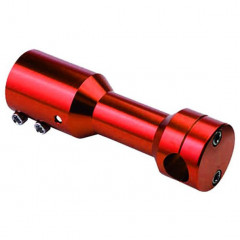 Potence droite rouge Ø22mm pour scoot MBK Booster/BW's/Slider/Stunt