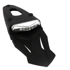 Support de plaque homologué CE avec feu transparent 9 leds