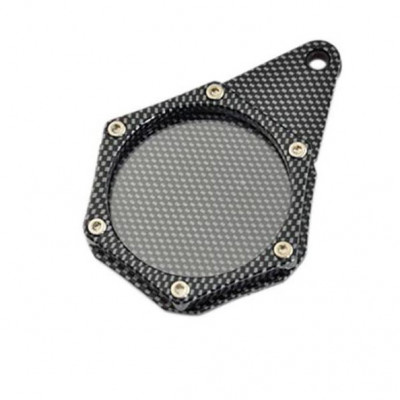 Porte-support vignette assurance Aluminium imitation carbone